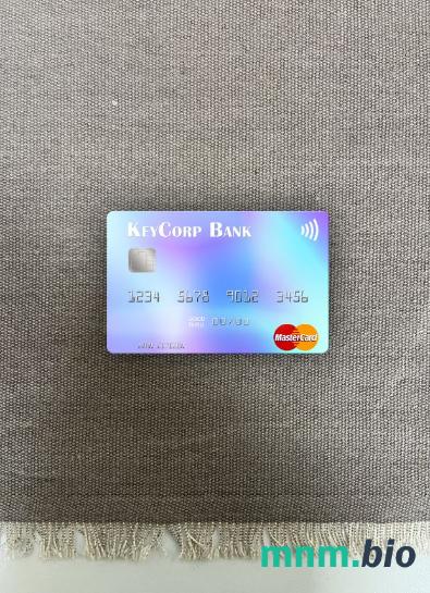 USA KeyCorp bank wygląd zdjęcia mastercard skan PSD + zdjęcie